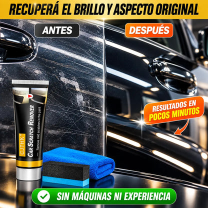 NanoFix Pro - Kit Reparador de Rayones para Auto | Pasta de Pulir + Esponja + Paño de Microfibra