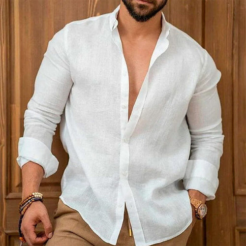 Camisa de Lino Premium para Hombre