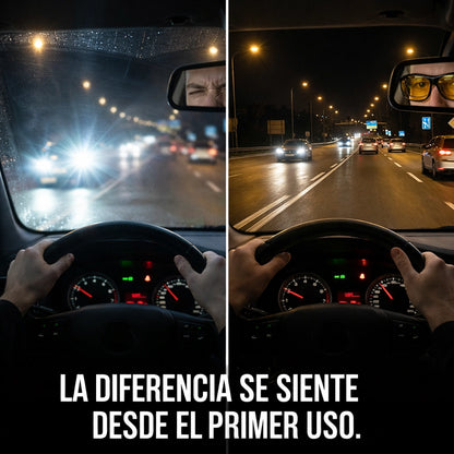 [KIT 2 EN 1] Gafas de Conducción Día y Noche Antirreflejo sin Encandilamiento – ClearRoute