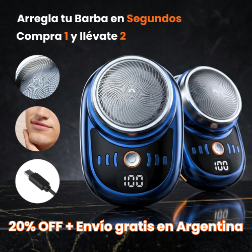 IronTrim Afeitadora Eléctrica Portátil para Barba [COMPRA 1 Y LLEVA 2]