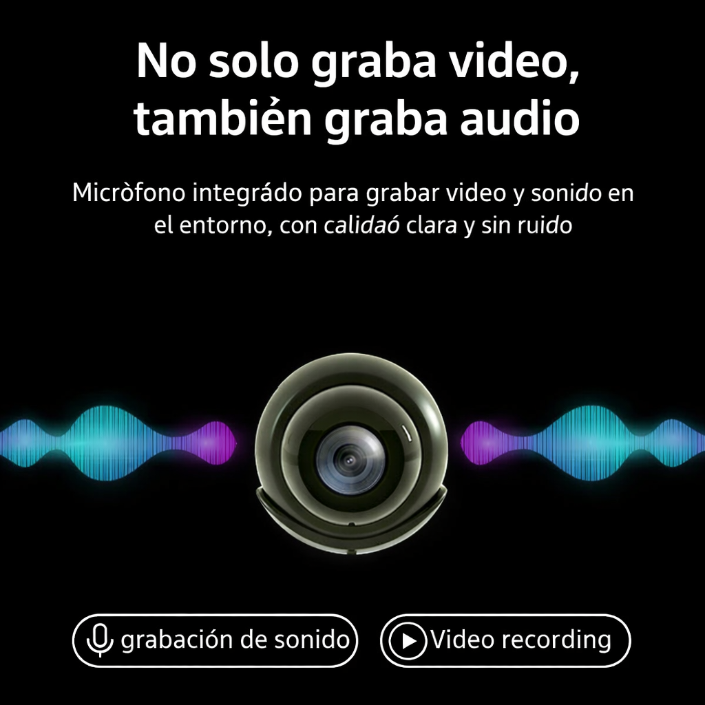 Micro Cámara WiFi HD con Detección de Movimiento - SafeEye