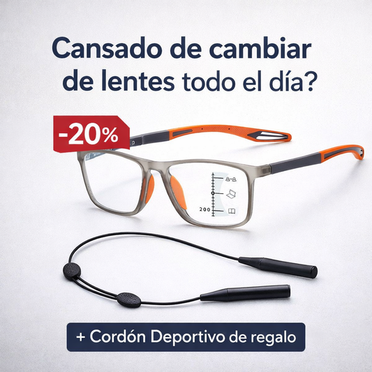 Anteojos Multifocales Fotocromáticos - Lucent [+ Cordón Deportivo de Regalo]
