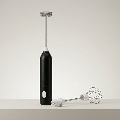 Spinza — Mixer de Mano Recargable USB 2 en 1 con Doble Batidor