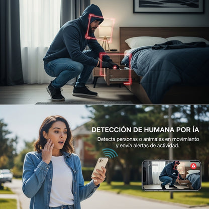 Micro Cámara WiFi HD con Detección de Movimiento - SafeEye
