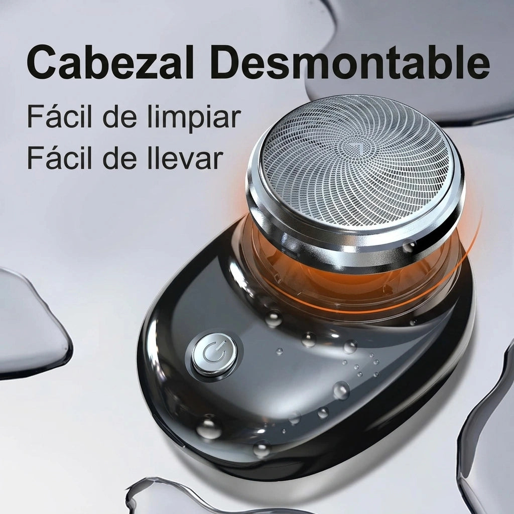EdgeFlow Mini Afeitadora Eléctrica Portátil para Hombre sin Irritación para Rostro y Cuerpo