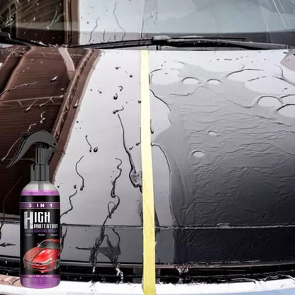 Cristalizador Cerámico de Autos 3 en 1: Lavado en Seco, Brillo Espejo y Protección UV + Kit de Regalo