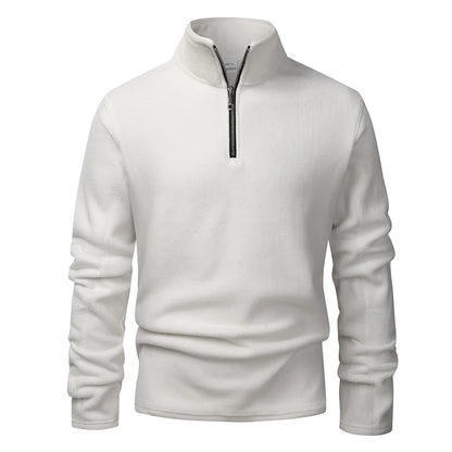 Sweater Patagón con Medio Cierre