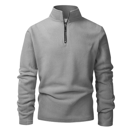 Sweater Patagón con Medio Cierre