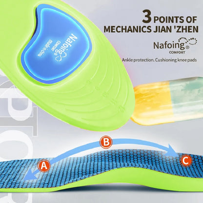 StepFlow - Plantillas de Gel para Calzado con Alivio de Impacto y Soporte de Arco