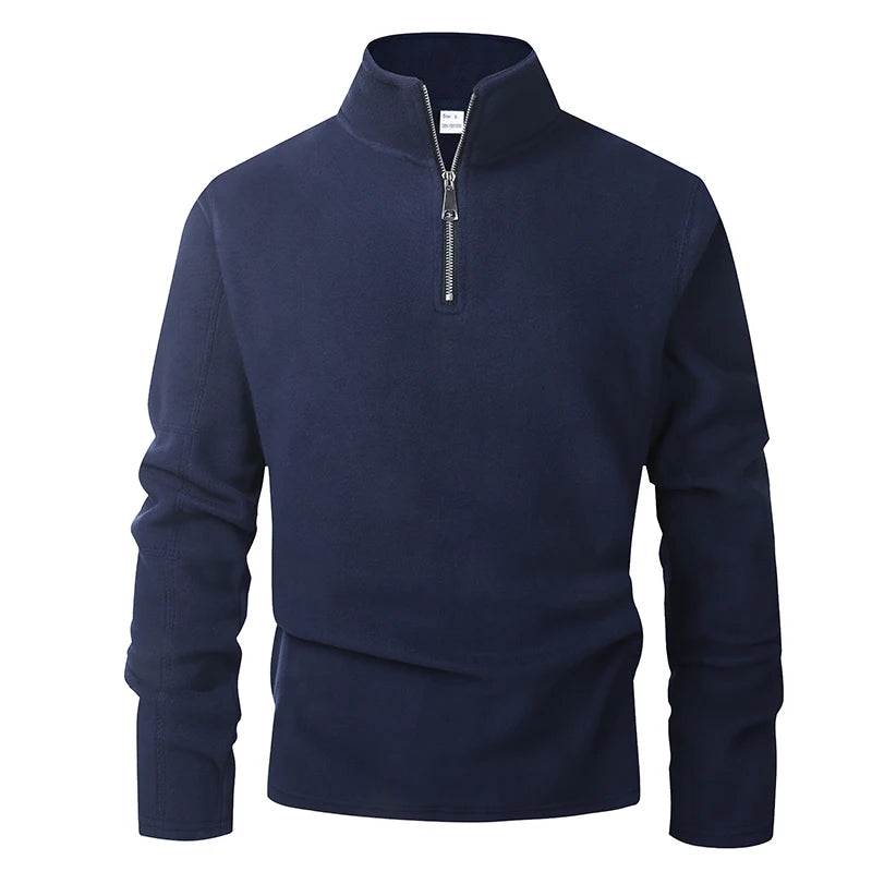 Sweater Patagón con Medio Cierre