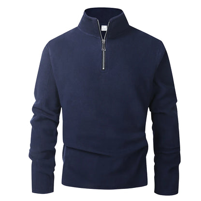 Sweater Patagón con Medio Cierre