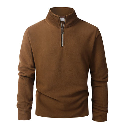 Sweater Patagón con Medio Cierre