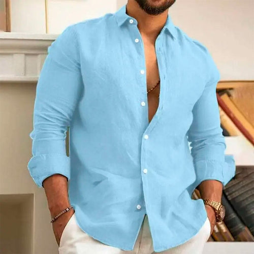 Camisa de Lino Premium para Hombre