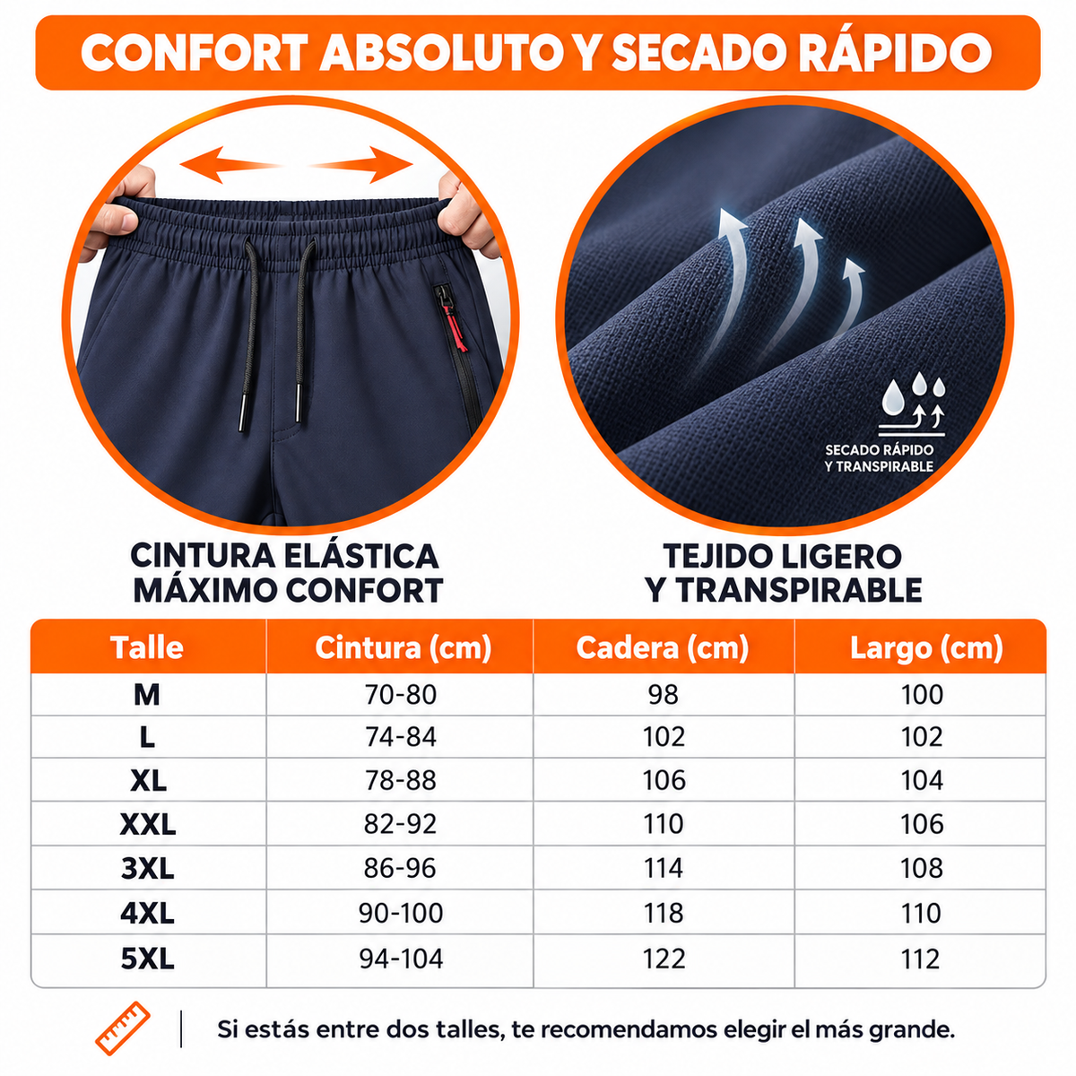 Pantalón Chupín Recto con Bolsillo Antirrobo UrbanFlex [Llevá 2 al Precio de 1]