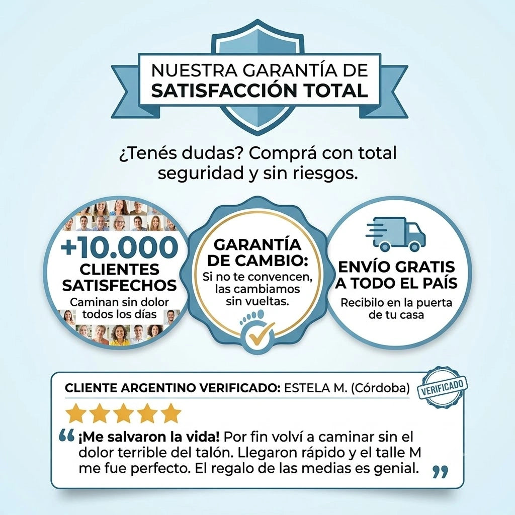 StepFlow - Plantillas Ortopédicas Antidolor y Fasciitis Plantar + Medias de Compresión de Regalo