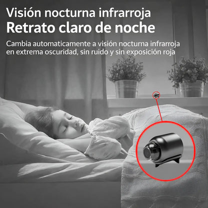 Micro Cámara WiFi HD con Detección de Movimiento - SafeEye