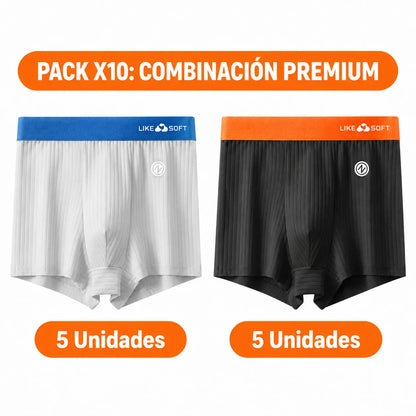 Paga 5 Lleva 10 - Pack Confort Anatómico de Boxers Respirables - FlexAir